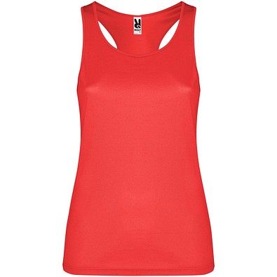 Schura Sport Top für Damen, rot, M