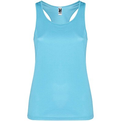 Schura Sport Top für Damen, türkis, S