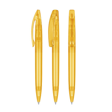 senator® Drehkugelschreiber Bridge Clear, blaue Mine, gelb 7408