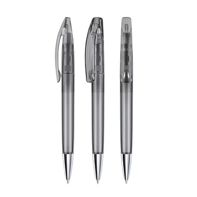 senator® Drehkugelschreiber Bridge Clear MT, blaue Mine, grau cool gray 9