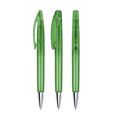 senator® Drehkugelschreiber Bridge Clear MT, blaue Mine, grün 347