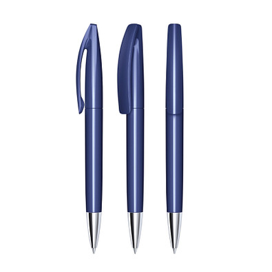 senator® Drehkugelschreiber Bridge Polished MT, blaue Mine, blau 2757