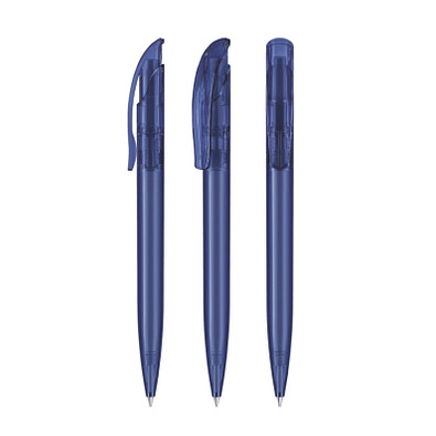 senator® Druckkugelschreiber Challenger Clear, blaue Mine, blau 2757