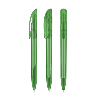 senator® Druckkugelschreiber Challenger Clear SG, blaue Mine, grün 347