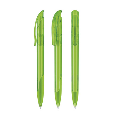 senator® Druckkugelschreiber Challenger Clear SG, blaue Mine, grün 376