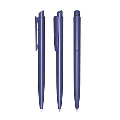 senator® Druckkugelschreiber Dart Polished, blaue Mine, blau 2757