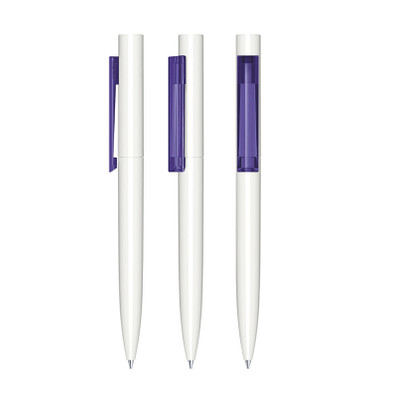 senator® Drehkugelschreiber Headliner Polished, blaue Mine, weiß,violett 267