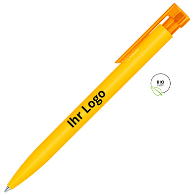 senator® Druckkugelschreiber Liberty Bio, blaue Mine, gelb 123