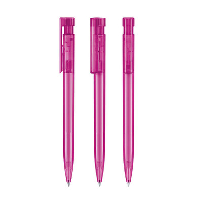 senator® Druckkugelschreiber Liberty Clear, blaue Mine, pink rhodamine red senator® Druckkugelschreiber Liberty Clear, blaue Mine, pink rhodamine red
