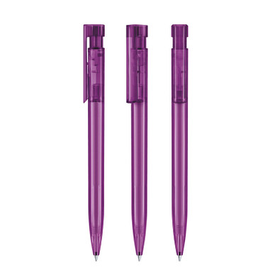 senator® Druckkugelschreiber Liberty Clear, blaue Mine, violett 255 senator® Druckkugelschreiber Liberty Clear, blaue Mine, violett 255