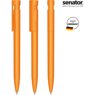 senator® Liberty Matt Recyceld Druckkugelschreiber, orange 151