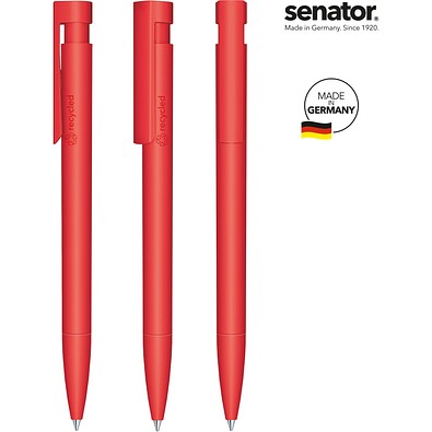 senator® Liberty Matt Recyceld Druckkugelschreiber, rot 186