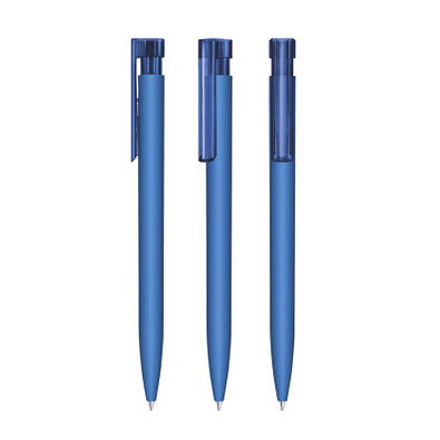 senator® Druckkugelschreiber Liberty Soft Touch, blaue Mine, blau 2935