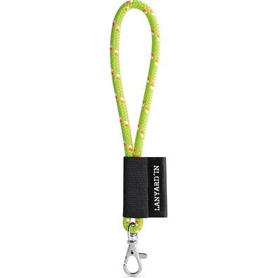 SET Lanyard NAUTIC Short (Ø 7 mm) Set mit 9 mm Schnappkarabiner, Gelb Hexachrome