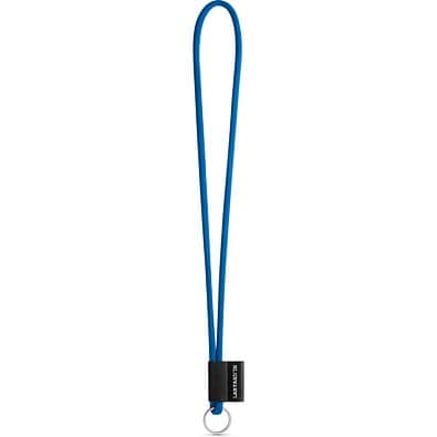 SET Lanyard TUBE Long (Ø 7 mm) mit Ring Ø 32 mm, 303 - Blau