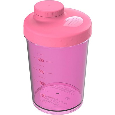 Shaker Energy, 0,40 l, transparent-pink/pink
