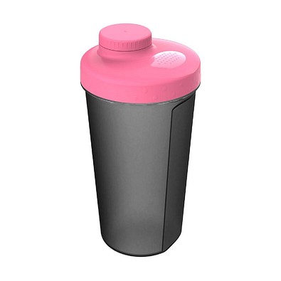 Shaker Energy, 0,60 l, transparent-grau/pink