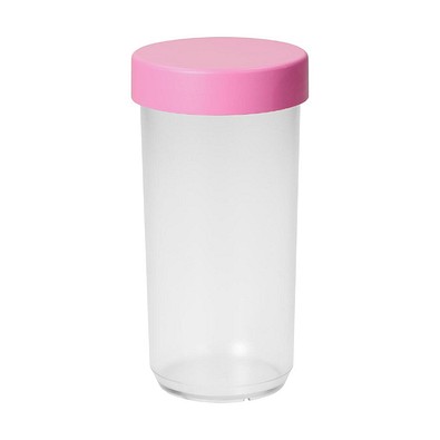 Shakerbecher NutriGo, Transluzent/pink