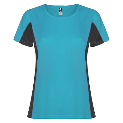 Shanghai Sport T-Shirt für Damen, türkis / Dark Lead, S