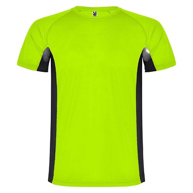 Shanghai Sport T-Shirt für Herren, Fluor Green / schwarz, 2XL