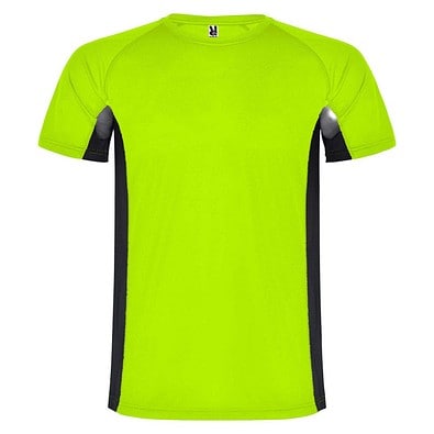 Shanghai Sport T-Shirt für Kinder, Fluor Green / schwarz, 8
