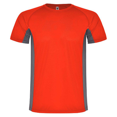 Shanghai Sport T-Shirt für Kinder, rot / Dark Lead, 4