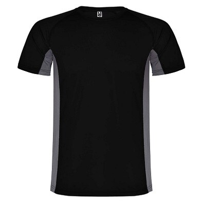 Shanghai Sport T-Shirt für Kinder, schwarz / Dark Lead, 16