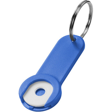 Shoppy Schlüsselanhänger mit Münzhalter, royalblau Shoppy Schlüsselanhänger mit Münzhalter, royalblau
