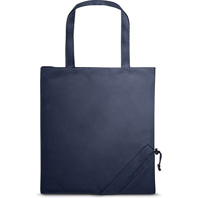 SHOPS. Faltbare Tragetasche aus 190T, Dunkelblau
