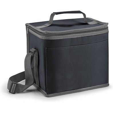 SINGAPORE. Kühltasche 9l aus 600D Polyester, Schwarz
