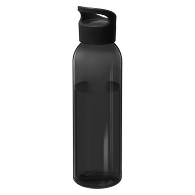 Sky  650 ml Sportflasche aus recyceltem Kunststoff, schwarz