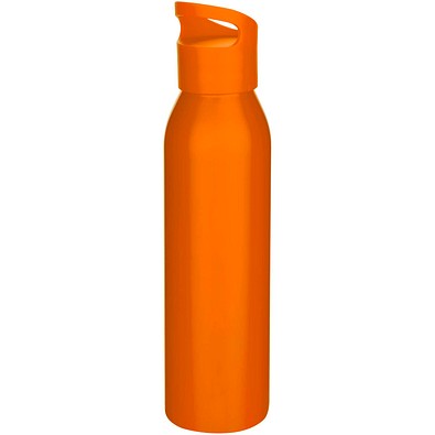 Sky 650 ml RCS-zertifizierte, einwandige Trinkflasche aus recyceltem Edelstahl, orange