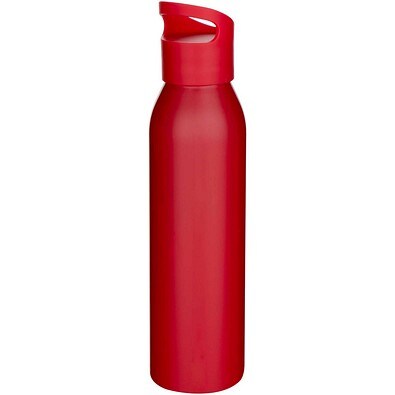 Sky 650 ml RCS-zertifizierte, einwandige Trinkflasche aus recyceltem Edelstahl, rot