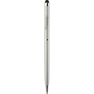 Sleek Stylus Matte Pen Silber Blaue Tinte