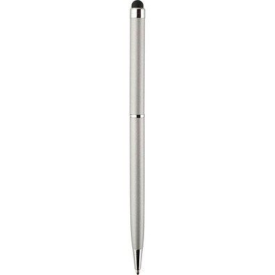Sleek Stylus Matte Pen Silber Blaue Tinte