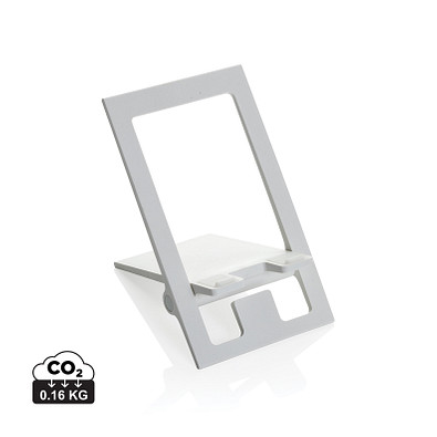 SnapStand faltbarer Telefonständer aus RCS recyceltem ABS, weiß