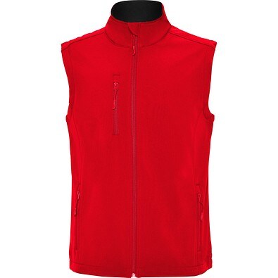 Softshell-Weste Quebec, XL, Rot