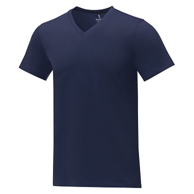 Somoto T-Shirt mit V-Ausschnitt für Herren, navy, XL