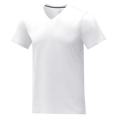 Somoto T-Shirt mit V-Ausschnitt für Herren, weiss, XXL