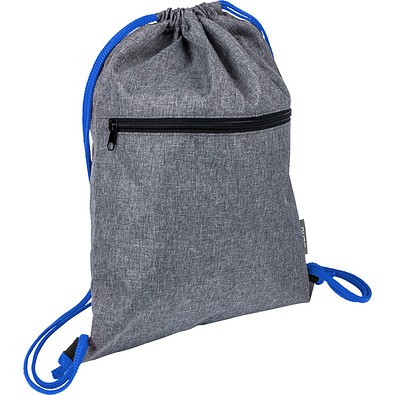 Sportbeutel PREMIUM, grau/blau