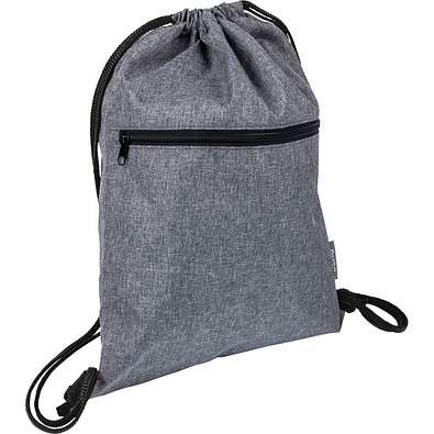 Sportbeutel PREMIUM, grau/schwarz