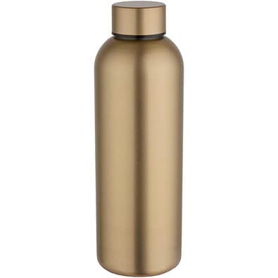 Spring 750 ml RCS-zertifizierte einwandige Trinkflasche aus recyceltem Edelstahl, gold