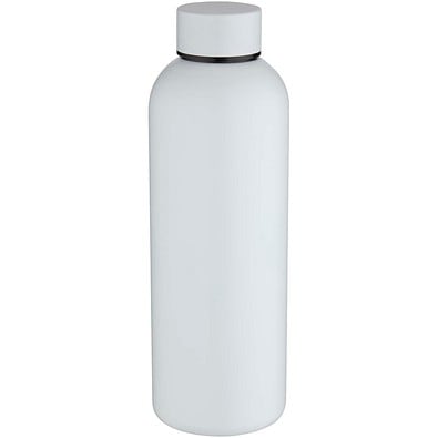 Spring 750 ml RCS-zertifizierte einwandige Trinkflasche aus recyceltem Edelstahl, weiss