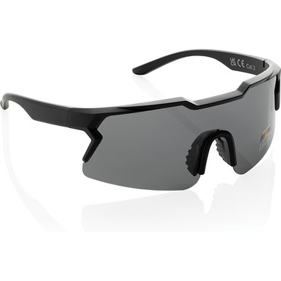 SproShield RCS Sportbrille mit polarisierten Gläsern, schwarz
