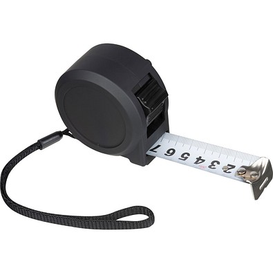 Stahlbandmaß mit Kunststoffgehäuse 5m , schwarz