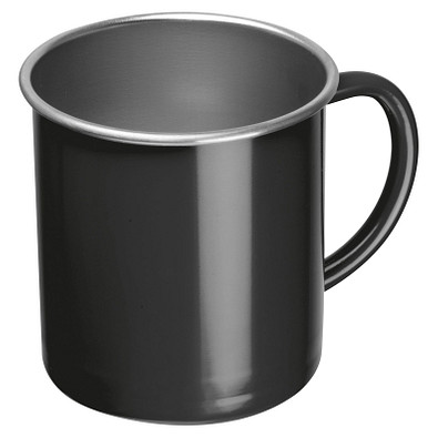 Stahltasse Trezzo,schwarz