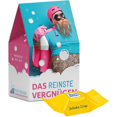 Standbodenbox,Ritter SPORT Schokowürfel Schoko Crisp, inkl. Druck