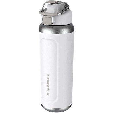 Stanley Classic Wellspring 710 ml isolierte Flasche aus recyceltem Edelstahl, weiss