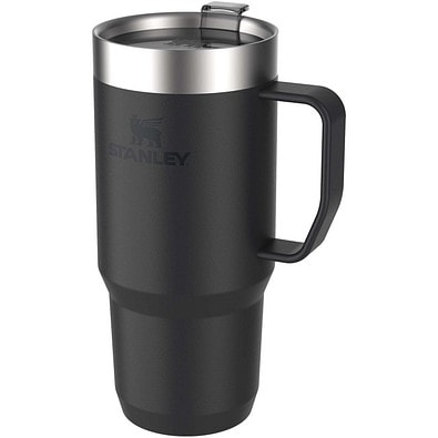 Stanley Everyday Suburban 473 ml Isolierbecher aus recyceltem Edelstahl, schwarz