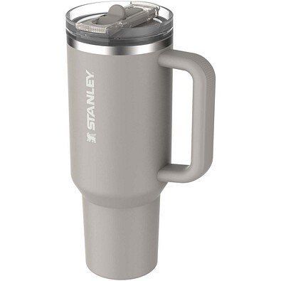 Stanley Quencher® ProTour 1180 ml Thermobecher aus recyceltem Edelstahl mit Flip Strohhalm, grau